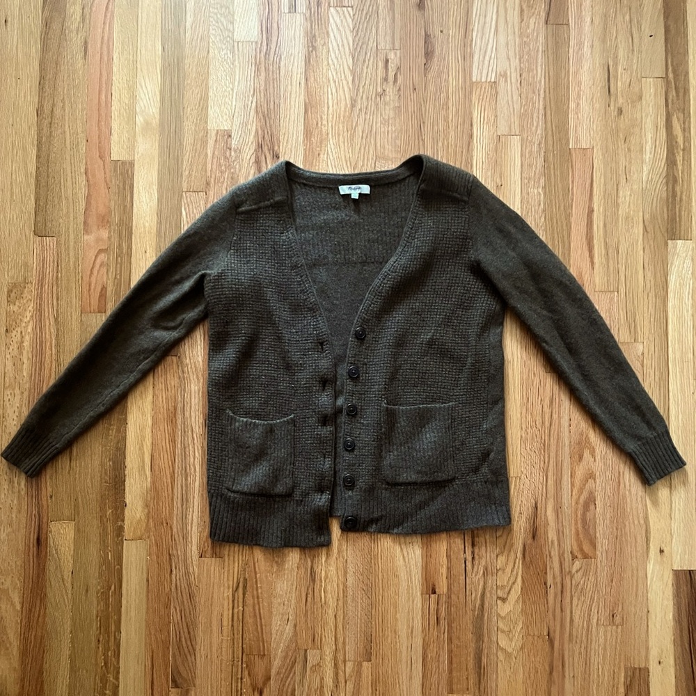 Madewell Merino Wool Button Up Cardigan (M)